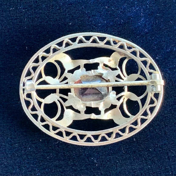 Antique Victorian Sash Pin - Picture 3 of 4